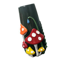 Pilzvasen für Blumen, 14,9 cm, Regenbogen, stilvolle-D