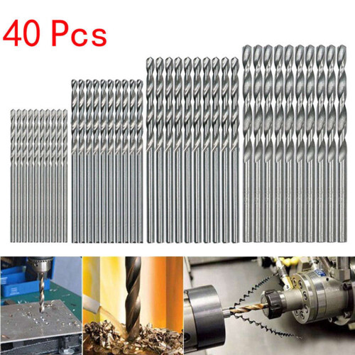 120 Pcs  Drill HSS Bit 0.5mm-2.0mm Straight Shank PCB Twist Drill Bits Set 1