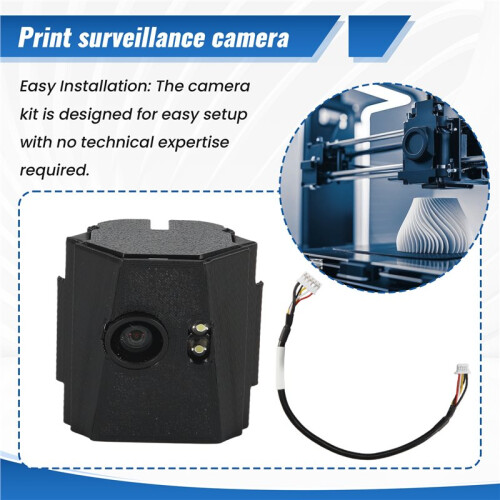 Camera Kit for FlashForge AD 5M/5M Pro Real- Monitoring High Hesolution Precise Monitor for FlashForge 3D Printer 2