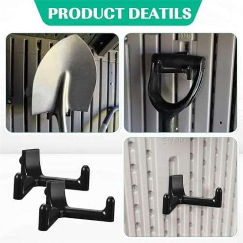 8Pcs Shed Storage Tool Hooks Accessories for Suncast,for  for Hanging Shelves Accessories Part 2
