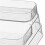 3X 3 Tier Desktop Perfume Shelf PET Cosmetic Organizer Perfume Storage Rack Doll Display Stand 7