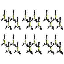 24 Pcs Firefighter Glove Strap Safety Glove Holder Glove Clips for Firefighter Rescue Work Glove Belt Clips