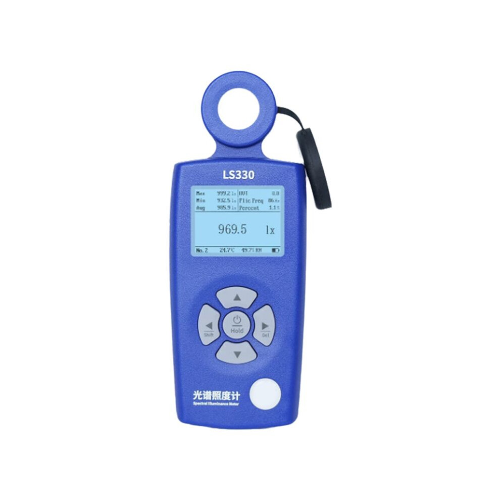 Ls330 Spectral Illuminance Meter Luxometer Meter Digital Cct Uvi Cri Ra Lx Fc Flicker Frequency Light 6033107985387