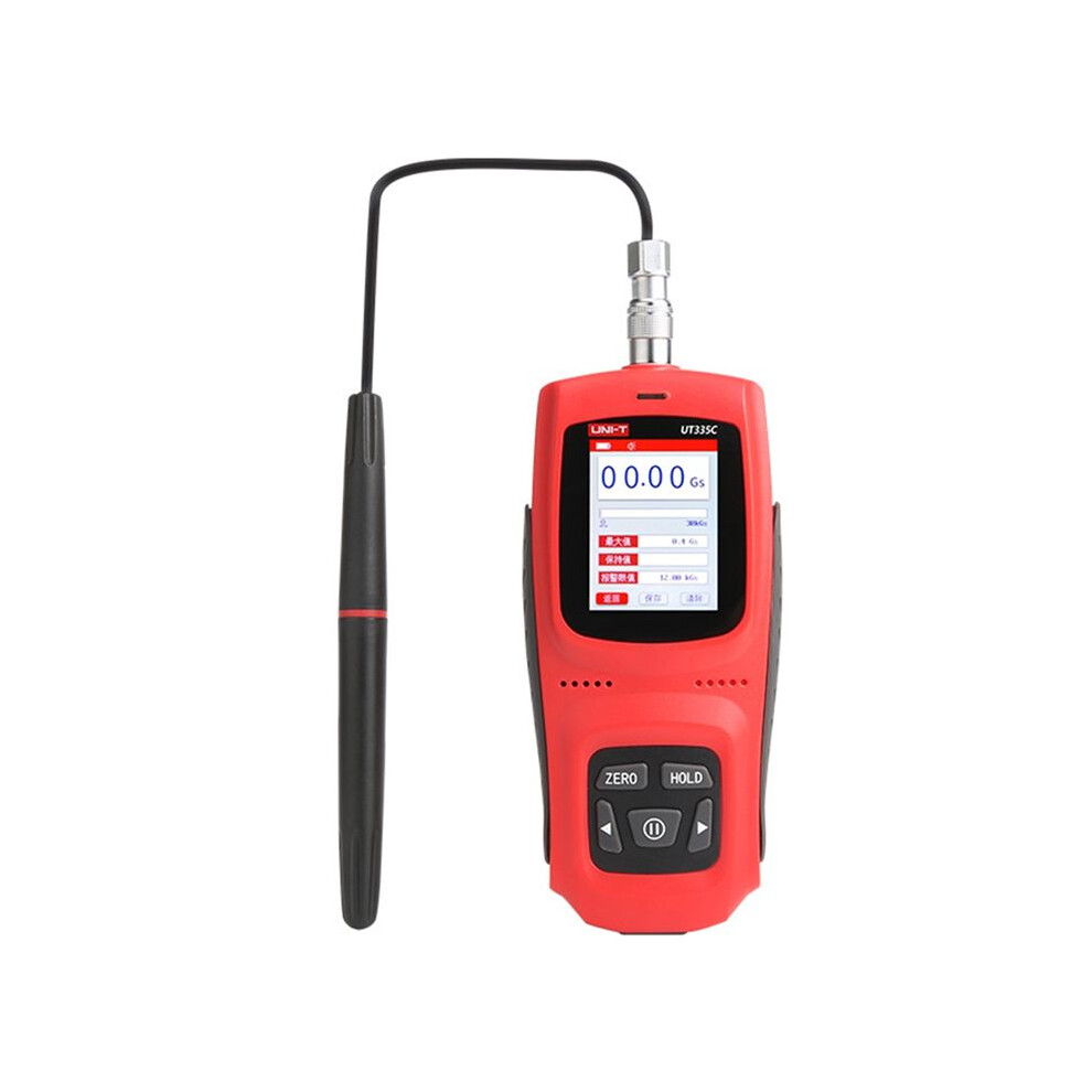 T Handheld Digital Gauss Meter Ut335a 0-3000Mt Automatic Manual Zeroing For Magnetic Field Detection 6034088828250