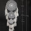 2X Extra  Boho Dream Catcher con 3 CíRculos Colgante de Macramé de Plumas Blancas 5