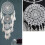 2X Extra  Boho Dream Catcher con 3 CíRculos Colgante de Macramé de Plumas Blancas 6