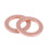 80Pcs 12mm x 18mm x 1.5mm Copper Flat Washer Ring Sealing Fitting 5