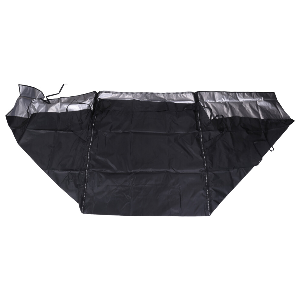 Washing Machine Cover Laundry Dryer Protect Dustproof Waterproof Sunscreen Cover-Black 6034088891469