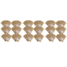 225Pcs Burlap Lace Cutlery Pouch Rustic Wedding Tableware Knife Fork Holder Bag Hessian Jute Table Decoration