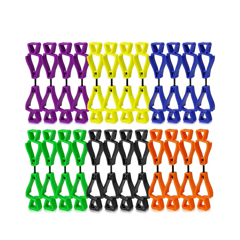 Glove Clips For Work 24 Bulk Z-Shaped Clips For Tool Belts & Hard Hats Construction Gloves Anti-Drop Keeper 6032797419059