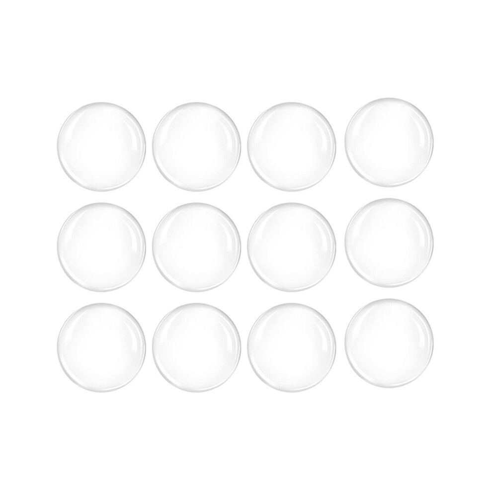 12X Door Stoppers Wall Protector, 2Inch Clear Door Knob Wall Protector For Walls Protects Wall Surface 6032048584925