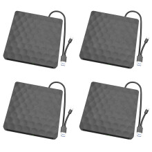 4X Externer Mobiler USB3.0-Blu-Ray-Recorder TYPE-C-DVD-Brenner, Tragbares Blu-Ray-Laufwerk, UnterstüTzt 3D 25G 50G für Desktop-Laptops