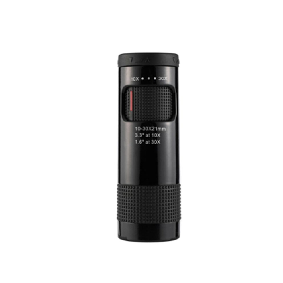 Telescope 10-30X21 Zoom Telescope Portable Spotting Scope Camping Equipment Tourism Optical Sight Telescope Black 6031011433529