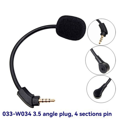 Sostituisci il Microfono da 3,5 mm per Le Cuffie da Gioco  HyperX Cloud Revolver S, Cuffie da Gioco con Microfono 1