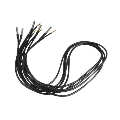 40Pcs Waterproof DS18B20 Temperature Sensor, Digital Temperature Thermal Cable Temperature (-55- +125) - 1 Meter/3.2Ft 1