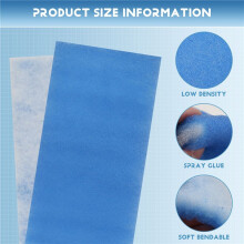 Airbrush Hobby Airbrush Spray Booth Filter Set, Fiberglass Booth Replace Filter Compatible for Master, Paasche 6Pcs