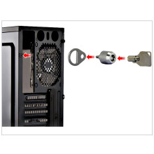 3X Desktop Computer Lock Computer Case Lock Anti-Theft Lock for Internet Cafe Office Management Lock