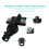 Headlight Water Spray Nozzle Washer Jet Connector Adapter Holder for 5