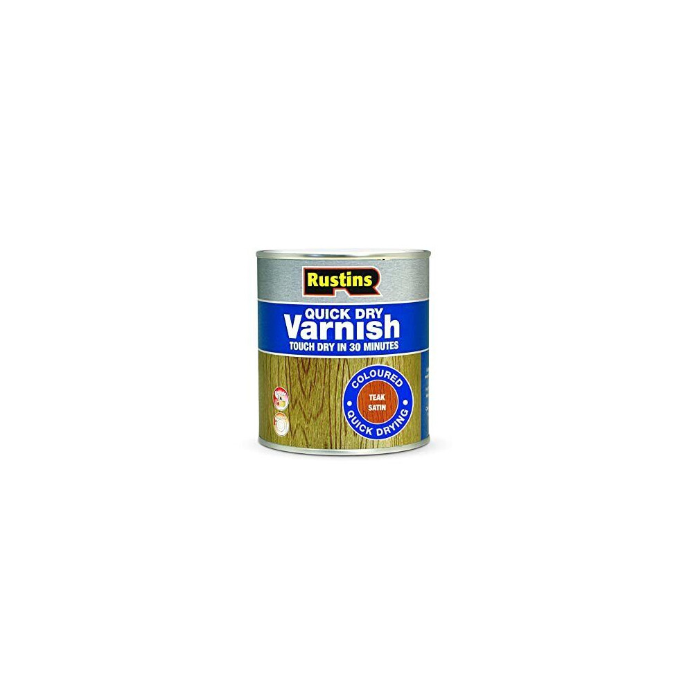 Rustins Quick Dry Varnish Teak 500Ml