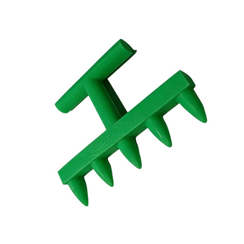 Dibbler à main en plastique, semis rapides, outil de semoir-Vert
