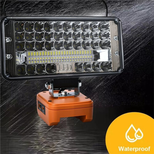 Led Light for  20V 4-Pin Battery 7 Inch Type-C Spotlight Outdoor Work Fish Work Light Handheld Emergency Tool Lamp 2