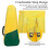 (Yellow) Durable Cotton Ukulele Case Backpack - 23-Inch Fit with Thick Protective Padding 5