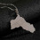 (Silver Plated) Unique Kurdistan map necklace compatible with flag-themed accessory 3