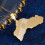 (Silver Plated) Unique Kurdistan map necklace compatible with flag-themed accessory 5