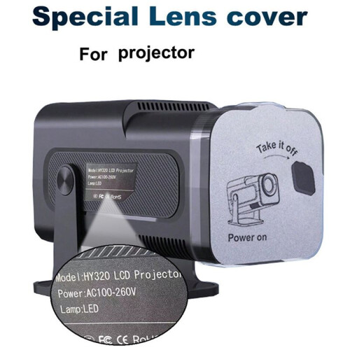 HY320 Projector Lens Cover Dust Protection Cap for HY320 Projector Essential Projector Accessory 1