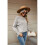 Damen Casual Langarm Pullover Loose Strick Solid Pullover Pullover Jumper Tops Hellgrau M 3