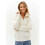 Women'S Sweaters Fall Winter Quarter Zip Casual Ribbed Cable Knit Pullover White One Size 5