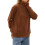 Damenpullover Herbst Winter Viertelreißverschluss Lässiger Gerippter Zopfmusterpullover Karamell Einheitsgröße 2