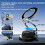 360 Adjustable Vacuum Suction Bracket Foldable Strong Suction Stand Cell Phone Holders for  17 16 15 Android 6