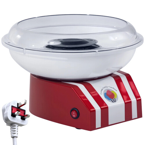 Cotton Candy Maker Machine Gadgetry Electric Making Candy Floss Red