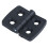 30Pcs Reinforced Black Plastic Door Hinges 40mm x 30mm 3