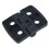 30Pcs Reinforced Black Plastic Door Hinges 40mm x 30mm 4