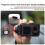 Magnetic Quick-Release Cold Shoe Port for Osmo Action 5 Pro/4/3 Mount Quick-Release Fill Light Expansion Accessory 2