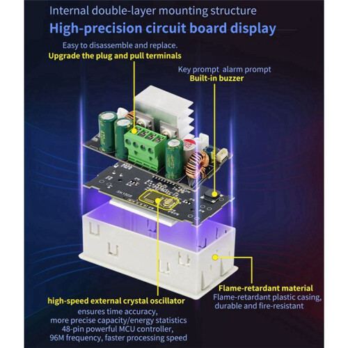 SK60S Adjustable  Regulated Power Supply+WIFI Module Constant Voltage Constant Current 5A 60W Step-Down Module 2