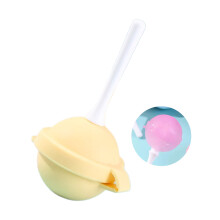 Mini Ice Lollies Molds With Stable Plastic Stick Fun-Yellow