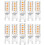 Lot de 10 ampoules LED G9 5W 3000K blanc chaud 1