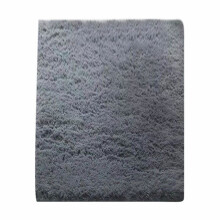 Tapis en polyester gris 45 x 30 cm
