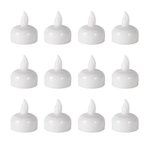 Kelluvat LED-teekynttilät - 12 kpl