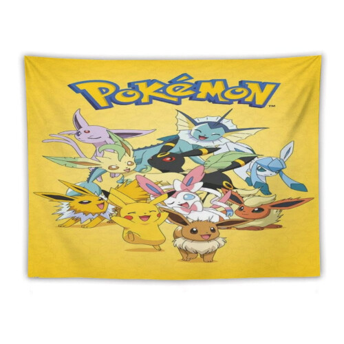 Tapisserie murale Pokémon en polyester