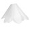 Abat-jour en forme de lys blanc PP52x27,5x27,5cm 1