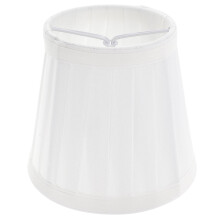 Abat-jour cylindrique en tissu blanc pour lampes de plafond et appliques murales