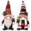 Décoration de Noël Gnome en tissu de 28 cm 1