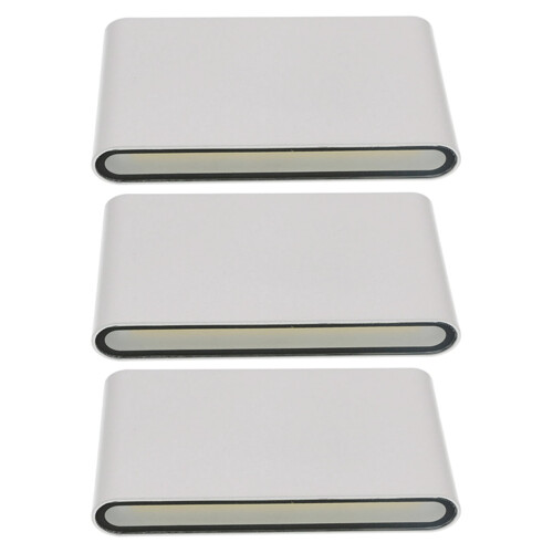 Φωτιστικό τοίχου LED Θερμό λευκό 12W IP65Αλουμινίου3 τεμάχια