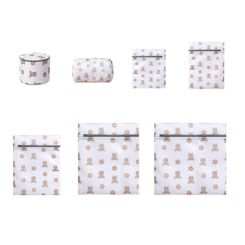 Laundry Organizer Polyester Delicate Clothes Wash Bag For-bear