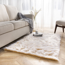 Tapis ultra doux en imitation peau de mouton