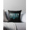 Housse de coussin en imitation lin avec fermeture éclair invisible 1